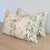 Green Namay Samay Chinsura Hand Print 15x24" Lumbars With Les Touches Peridot Backs For Sale - Image 8 of 8