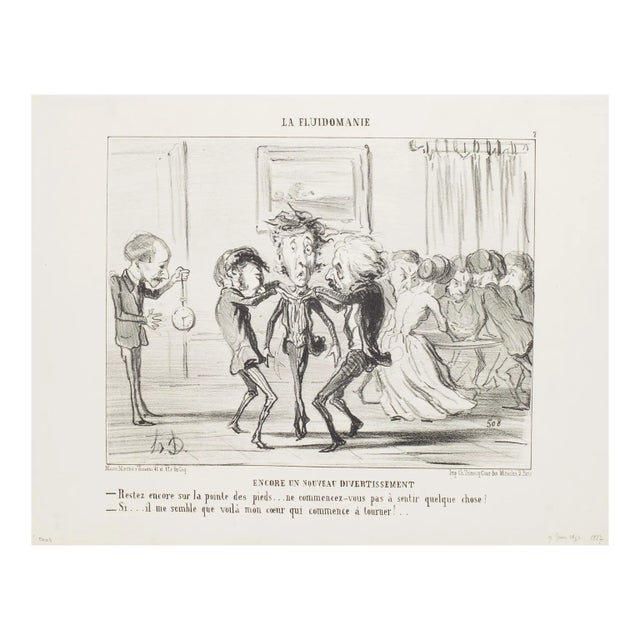 Honoré Daumier - Another New Entertainment - Original Lithograph - 1853 For Sale