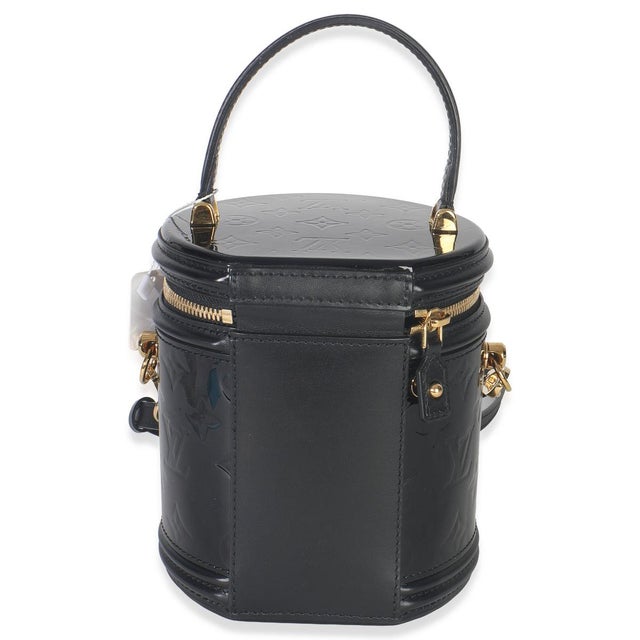 Louis Vuitton Black Monogram Vernis Cannes For Sale - Image 4 of 6