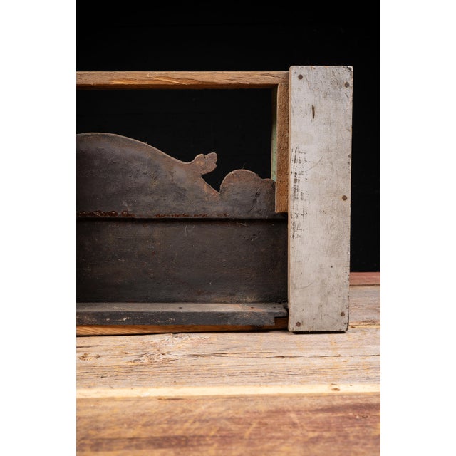 Late 19th Century Victorian Painted Cast Iron Architectural Pediment For Sale - Image 10 of 18