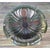 Vintage Walker Foundry Hollywood Regency Style Aluminum Gold Decorated Dogwood Table With Glass For Sale In New York - Image 6 of 10