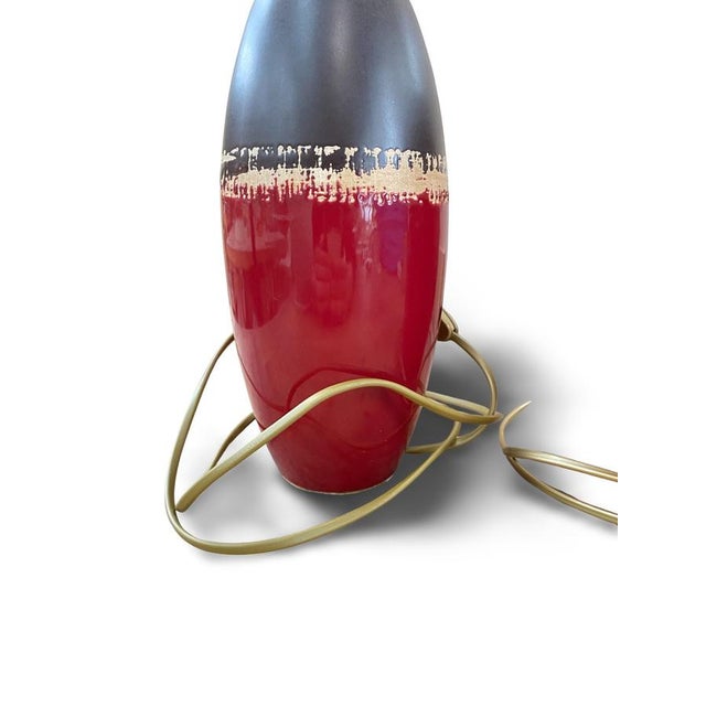 Mid-Century Italian Modern Ceramic Lamp Bases, 1950s, Set of 2 For Sale - Image 4 of 14