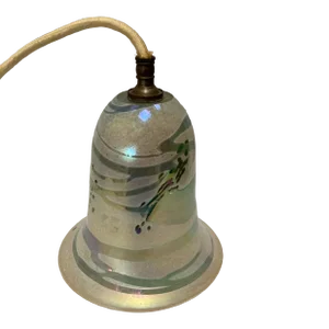 Early 20th Century Iridescent Art Glass Pendant Lamp