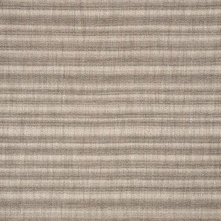 Sample - Schumacher Petra Stripe Fabric in Stone For Sale