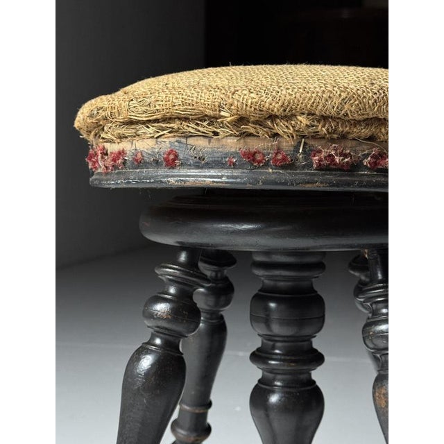 Antique Piano Stool, 1900s For Sale - Image 11 of 14