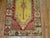 Traditional Mid 20th Century Red Field Anatolian Oushak Runner with Electric Blue and Gold Medallions - 3'4" x 10'6" For Sale - Image 3 of 6