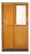 Hamilton Wooden Built-in Sliding Door Storage Cabinet For Sale