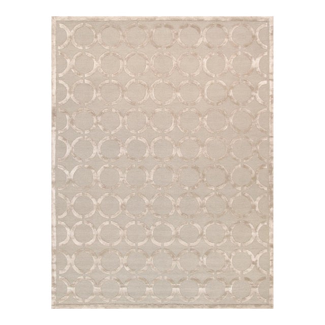 Pasargad Home Edgy Hand-Tufted Area Rug- 8' X 10' For Sale