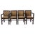 Moroccan Art Deco Carved Pine Armchairs, 1930, Set of 4 For Sale - Image 16 of 16