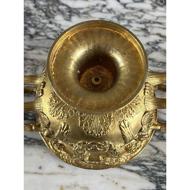19th Century Pompeian Bowl with Two Bronze Handles For Sale - Image 10 of 11