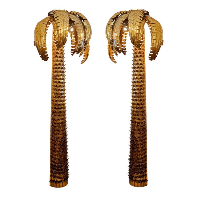 Large Wall Sconces from Maison Jansen, 1970s, Set of 2 For Sale