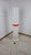 Acrylic Glass Double Floor Lamp with Orange Stripe by Gino Sarfatti for Arteluce, 1960s For Sale - Image 14 of 14
