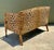 French Vintage Regency Napoleon 111 Leopard Velvet Settee For Sale - Image 3 of 12