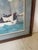 Paper 1970s Signed and Framed Seascape Painting of Boat For Sale - Image 7 of 10