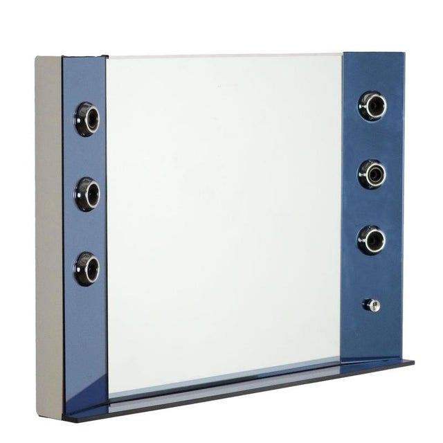 Vintage Mirror with Lights Glass, 1960s For Sale - Image 10 of 10