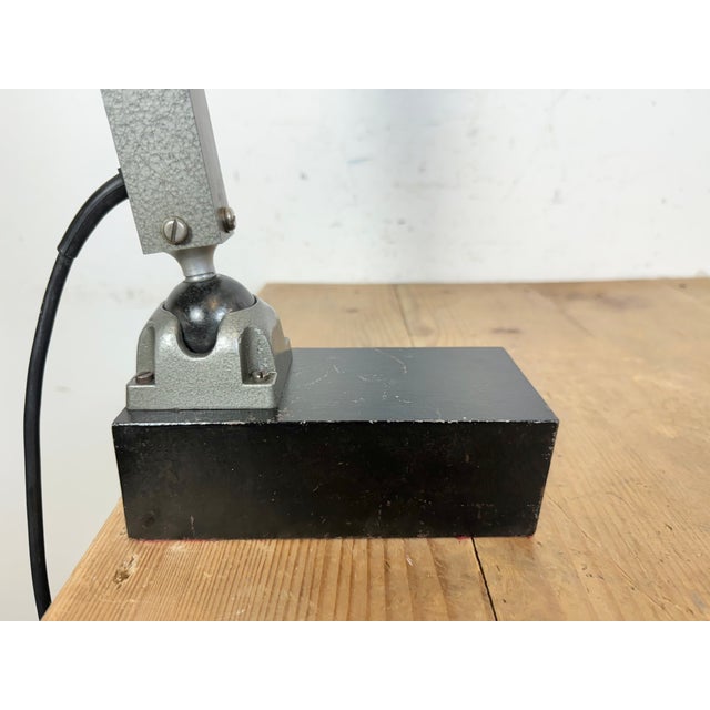 Industrial German Adjustable Flourescent Table Lamp, 1960s For Sale - Image 16 of 18