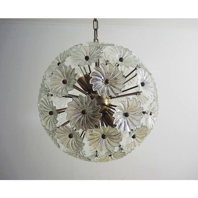 Vintage Italian Sputnik Crystal Chandelier, 1990 For Sale - Image 9 of 16