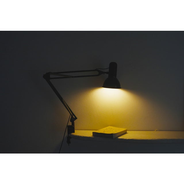 Spanish Swing Arm Green Architect Desk Lamp from Fase, 1980s For Sale - Image 16 of 18