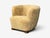 Mid-Century Modern Danish Modern, Banana Style Tub Chair, Beech, Honey Sheepskin, Denmark, 1930s For Sale - Image 3 of 13