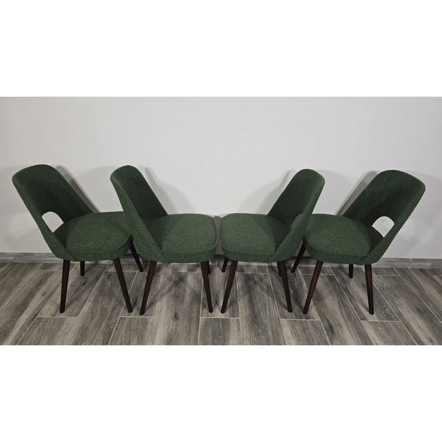 Dining Chairs by Oswald Haerdtl for Ton, 1950s, Set of 4, in Restored conditions. Designed 1950 to 1959 I have official...