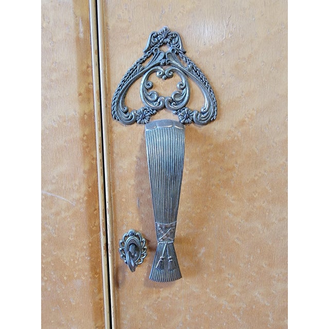 Art Deco Style 2 Door Fitted Wardrobe / Armoire For Sale - Image 17 of 18