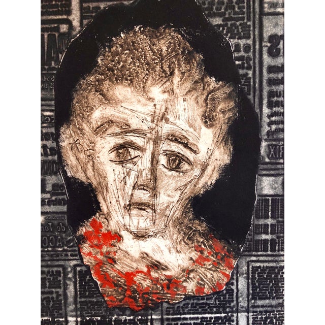 Etching and Aquatint with embossing, This is numbered by hand in pencil but does not appear to be signed. Zwy Milshtein...