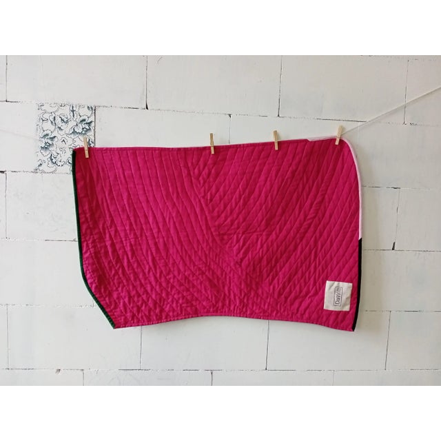 Chartreuse Quilt by Dawitt, Early 21st Century For Sale - Image 3 of 6