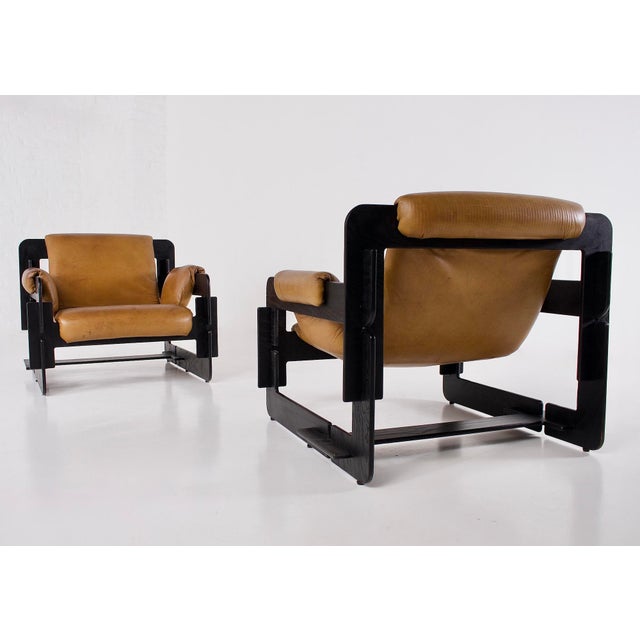 Rover Lounge Chairs in Leather by Arne Jacobsen for Asko, 1960s, Set of 2 For Sale - Image 16 of 16