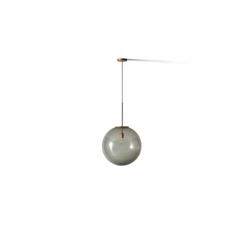 Cassina Mid-Century Modern Bollicosa Pendant Lamp in Blown Glass from Cassina, Italy For Sale - Image 4 of 11