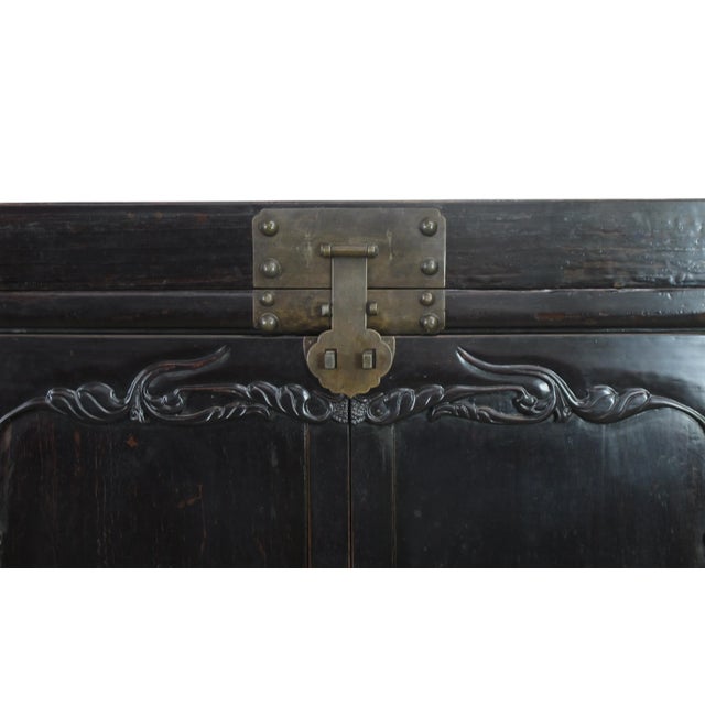 Antique Chinese Trunk Cabinet For Sale In Greensboro - Image 6 of 13