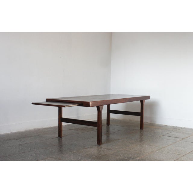 Dyrlund Mid-Century Danish Rosewood Coffee Table from Dyrlund, Denmark, 1960 For Sale - Image 4 of 12