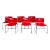 Massimo Vignelli for Knoll Handkerchief Chairs - Set of 6 For Sale
