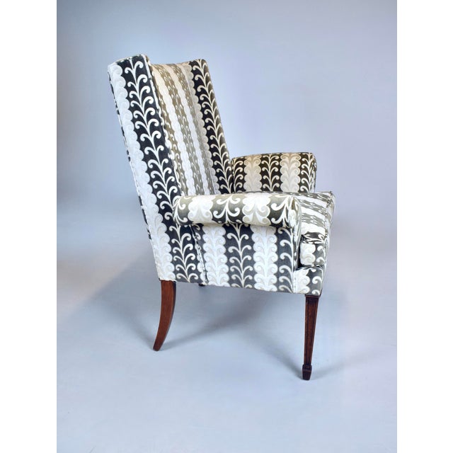 Modern 1960's Flared Armchair Italian Modern For Sale - Image 3 of 12