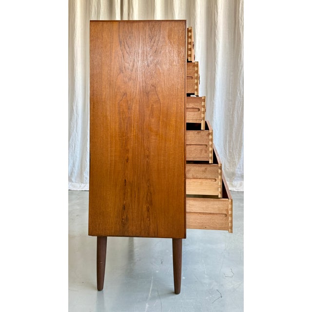 Mid-Century Modern Scandinavian Teak Chest of Drawers from Midtjysk Mobelfabrik, Denmark, 1960s For Sale - Image 9 of 18