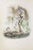 Lithograph on paper. Plate from the series "les fleurs animées". Single sheet with passepartout. "\.i was once the flower...