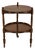 English Oak Round Bar Cart, Circa 1920 For Sale
