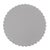 Attractive chiseled rough grey cement resin side table with level smooth top. Great textured accent piece used indoors or...