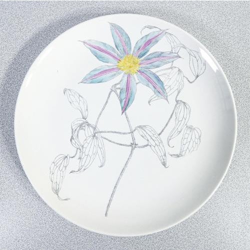 Ceramic Vintage Plates in Porcelain, Set of 6 For Sale - Image 7 of 18