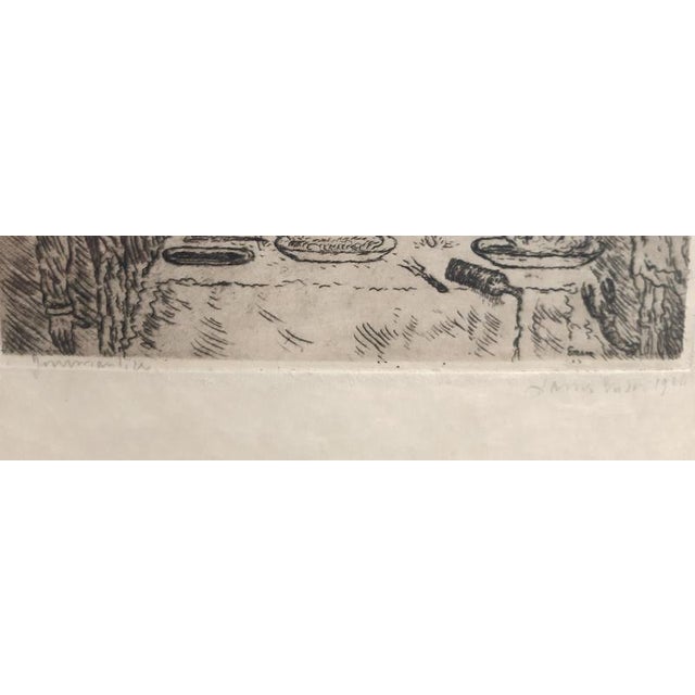 James Ensor, La Gourmandise Etching, 1904, Etching For Sale - Image 3 of 4