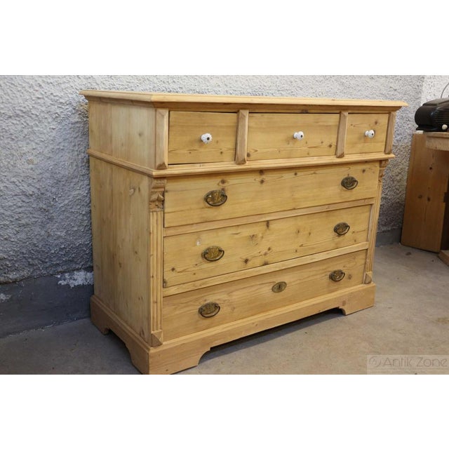 Wilhelminian Wooden Chest of Drawers For Sale - Image 5 of 11