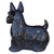 Cement Scottish Terrier Dog Statue Vintage Scotty Vintage Sculpture Black heavy -measures about 13" tall x 12.5" long x 6"...