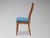 1960s Restored Vintage Walnut and Cane Dining Chairs Set of 6 For Sale - Image 5 of 11