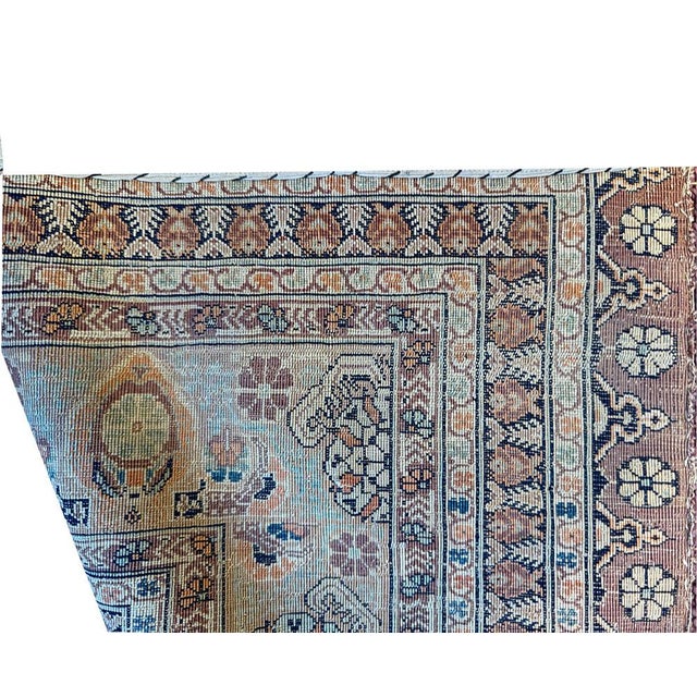 Contemporary Antique Sensational 100% Silk Pesian Haji Jalilli Rug For Sale - Image 3 of 10