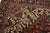 Textile Heriz Rug 9′ X 10’5” Red Wool Vintage Tribal Hand-Knotted Oriental Carpet For Sale - Image 7 of 15