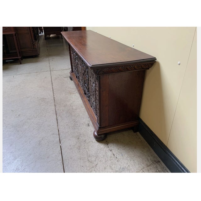 Antique Neo-Renaissance Chest, 1880 For Sale - Image 6 of 9