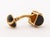 Gold Schlumberger X Tiffany & Co. Gold Enamel Cufflinks For Sale - Image 8 of 8