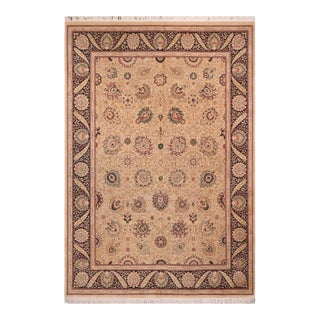 Bohimian Pak-Persian Gold/Black Wool Rug - 10'2'' X 13'11'' For Sale