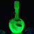 Gorgeous and very unusual, glowing uranium / vaseline art glass flower vase with applied decoration. This is not the...