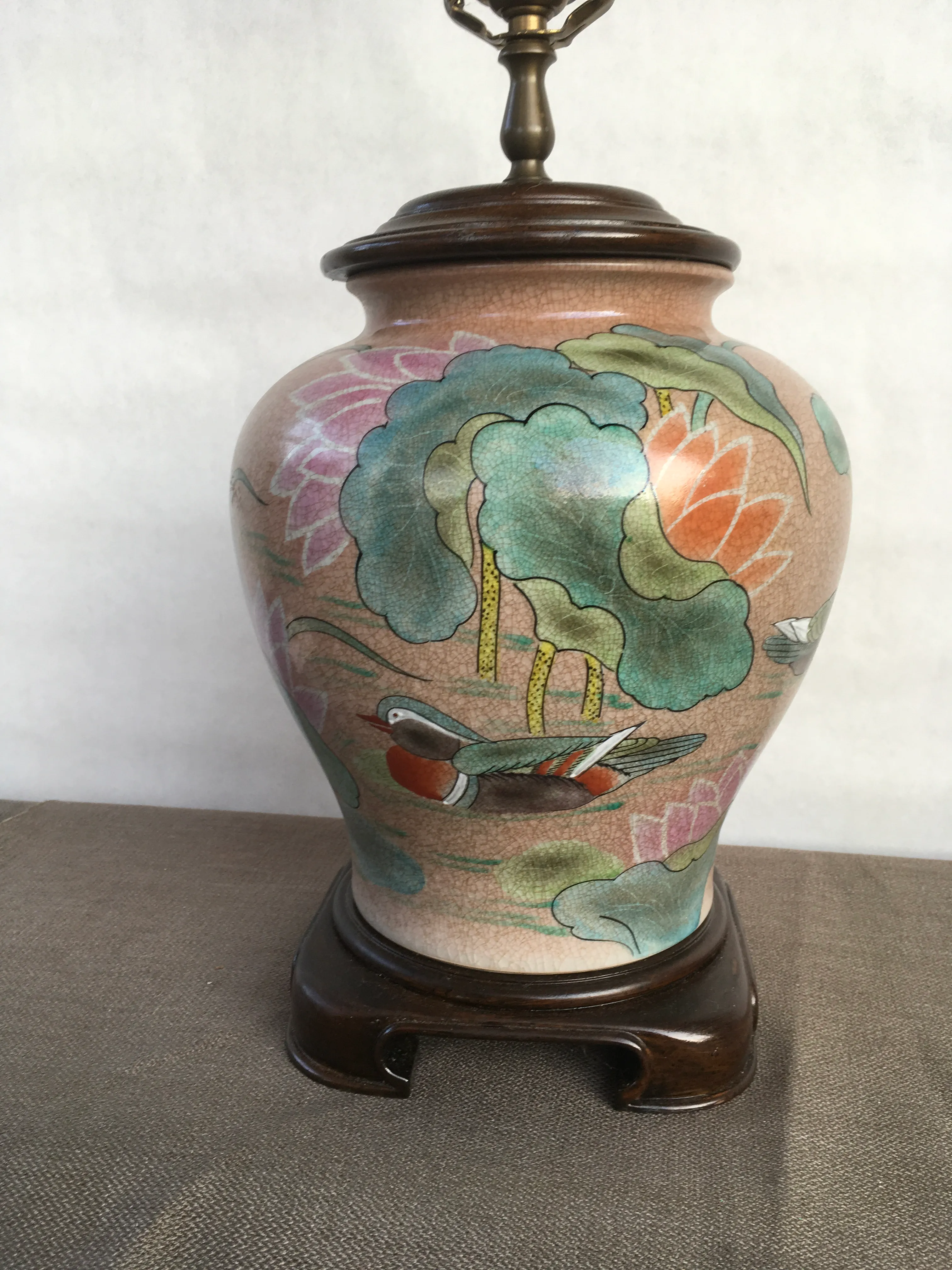 Late 20th Century Vintage Wildwood Table Lamp | Chairish