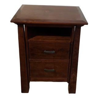 Nightstand Rustic Cherry Hardwood For Sale